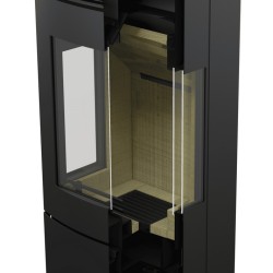 Poêle à bois Talma tri-Vision Supra 9.1kW