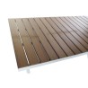 Mesa de Jantar DKD Home Decor Exterior Resina Alumínio 200 x 90 x 75 cm