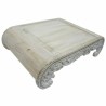 Mesa de apoio DKD Home Decor Branco Madeira de mangueira 89 x 63,5 x 25,4 cm