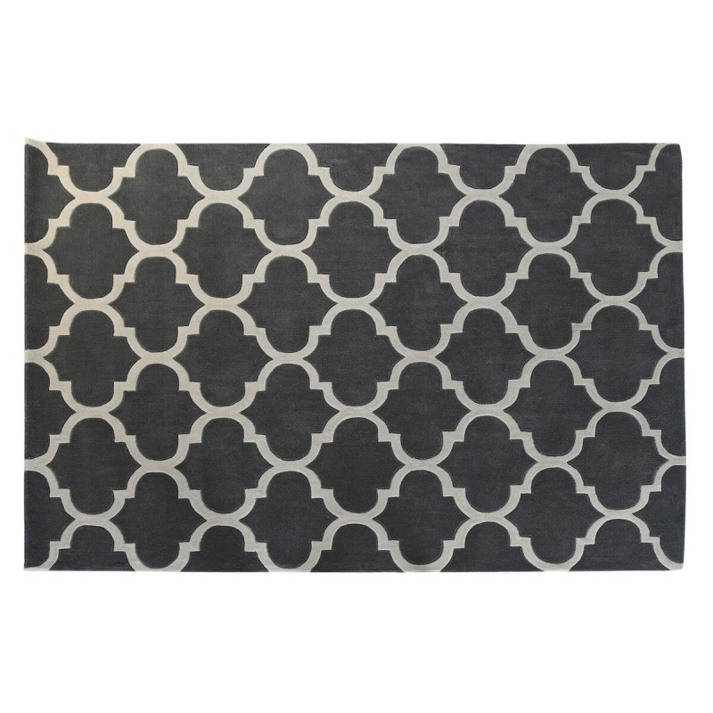 Tapete DKD Home Decor 160 x 230 x 2 cm Cinzento Poliéster Étnico Tapete DKD Home Decor 160 x 230 x 2 cm Cinzento Poliéster Étnico