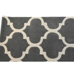 Tapete DKD Home Decor 160 x 230 x 2 cm Cinzento Poliéster Étnico