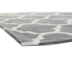 Tapete DKD Home Decor 160 x 230 x 2 cm Cinzento Poliéster Étnico