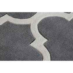 Tapete DKD Home Decor 160 x 230 x 2 cm Cinzento Poliéster Étnico