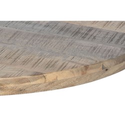 Mesa de Jantar DKD Home Decor Natural Preto Metal Madeira de mangueira 200 x 100 x 76 cm