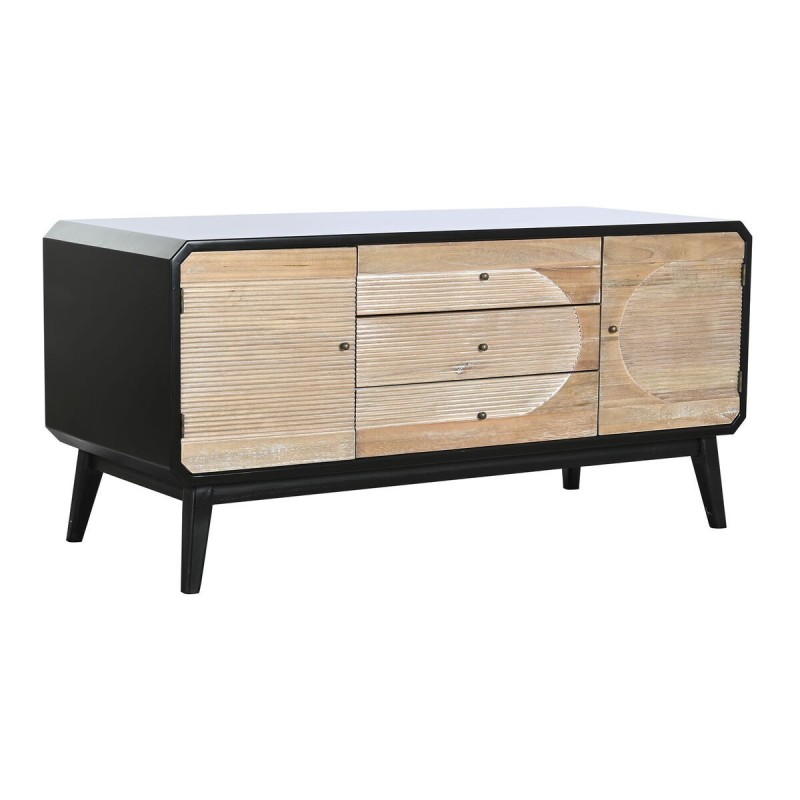 Móvel de TV DKD Home Decor 120 x 50 x 58 cm Preto Madeira Móvel de TV DKD Home Decor 120 x 50 x 58 cm Preto Madeira