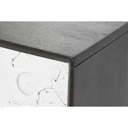 Credenza DKD Home Decor Bianco Marrone scuro Legno di mango 150 x 43 x 80 cm