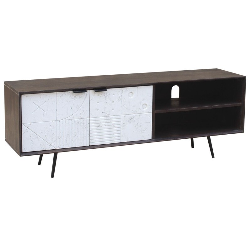 Móvel de TV DKD Home Decor Catanho escuro 140 x 35 x 50 cm Madeira de mangueira Móvel de TV DKD Home Decor Catanho escuro 140 x 35 x 50 cm Madeira de mangueira