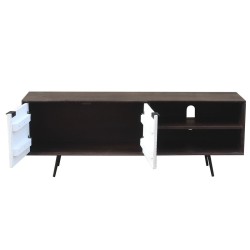 Móvel de TV DKD Home Decor Catanho escuro 140 x 35 x 50 cm Madeira de mangueira