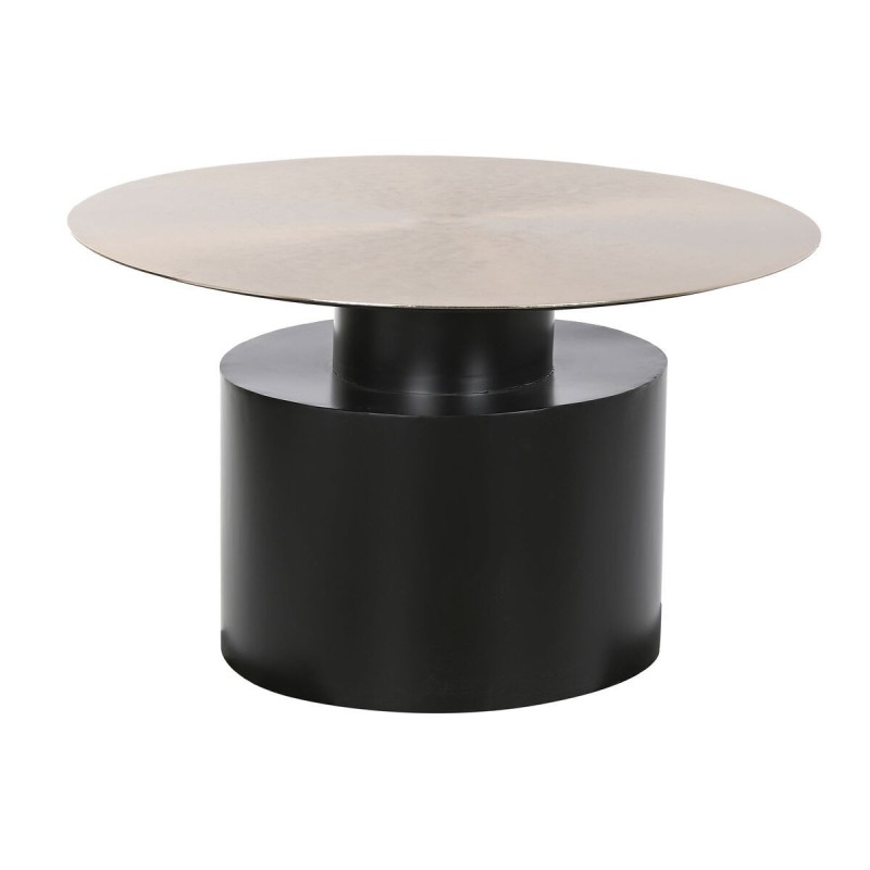 Mesa de apoio DKD Home Decor 76 x 76 x 46 cm Preto Dourado Ferro Mesa de apoio DKD Home Decor 76 x 76 x 46 cm Preto Dourado Ferro
