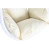 Poltrona de jardim suspensa DKD Home Decor 90 x 70 x 110 cm Metal Rotim sintético Branco