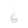 Poltrona de jardim suspensa DKD Home Decor 90 x 70 x 110 cm Metal Rotim sintético Branco