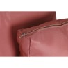 Poltrona de jardim DKD Home Decor 99 x 71 x 147 cm Metal Terracota Rotim sintético Branco