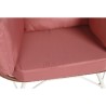 Poltrona de jardim DKD Home Decor 99 x 71 x 147 cm Metal Terracota Rotim sintético Branco