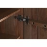 Armário DKD Home Decor 70 x 38 x 140 cm Dourado Madeira Cinzento escuro