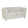Sofá DKD Home Decor 151 x 82 x 70 cm Natural Madeira Castanho Creme Vintage