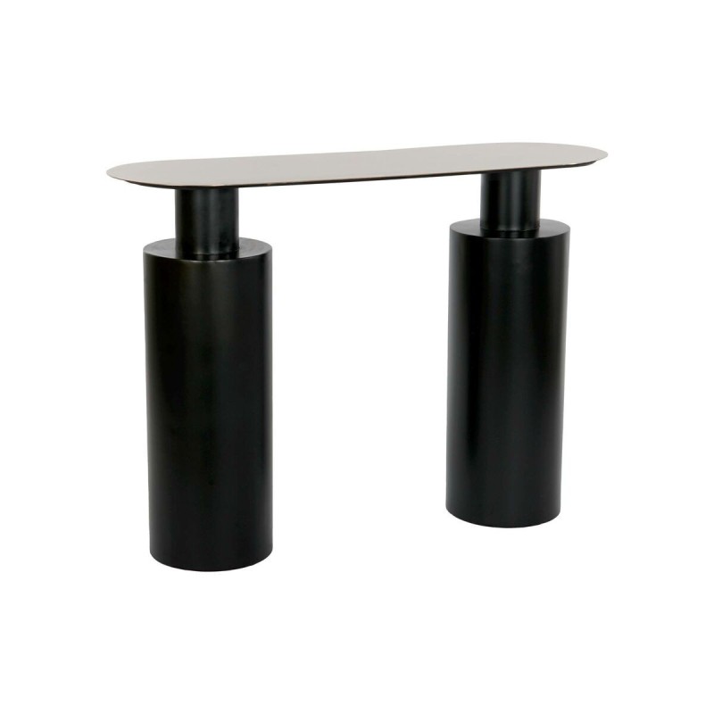 Mesa de apoio DKD Home Decor 107 x 36 x 78 cm Preto Dourado Ferro Mesa de apoio DKD Home Decor 107 x 36 x 78 cm Preto Dourado Ferro