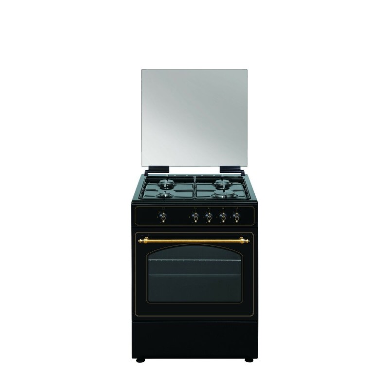 Fogareiro a Gás Vitrokitchen RU6060N     NAT 64 L 60 cm Antracite