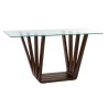 Hall de Entrada DKD Home Decor Castanho Transparente 145 x 45 x 75 cm