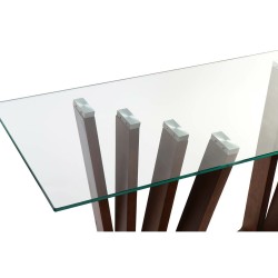 Hall de Entrada DKD Home Decor Castanho Transparente 145 x 45 x 75 cm
