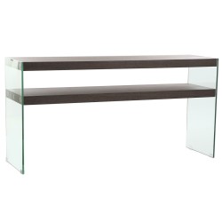 Hall de Entrada DKD Home Decor Castanho Transparente 160 x 45 x 80 cm