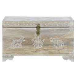 Baú DKD Home Decor Madeira de mangueira Madeira MDF 78 x 43 x 45 cm