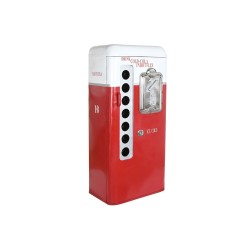 Suporte para garrafas DKD Home Decor 70 x 44 x 151 cm Vermelho Branco Ferro