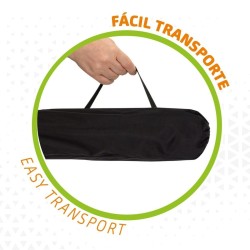 Mesa Dobrável Aktive Prateado Alumínio 110 x 70 x 70 cm (4 Unidades)