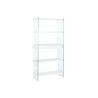 Estantes DKD Home Decor Branco Transparente Cristal Madeira MDF 90 x 35 x 180 cm (1)