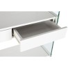 Estantes DKD Home Decor Branco Transparente Cristal Madeira MDF 90 x 35 x 180 cm (1)