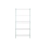 Estantes DKD Home Decor Branco Transparente Cristal Madeira MDF 90 x 35 x 180 cm (1)