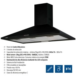 Extrator Convencional Cata OMEGA BK 900 Preto