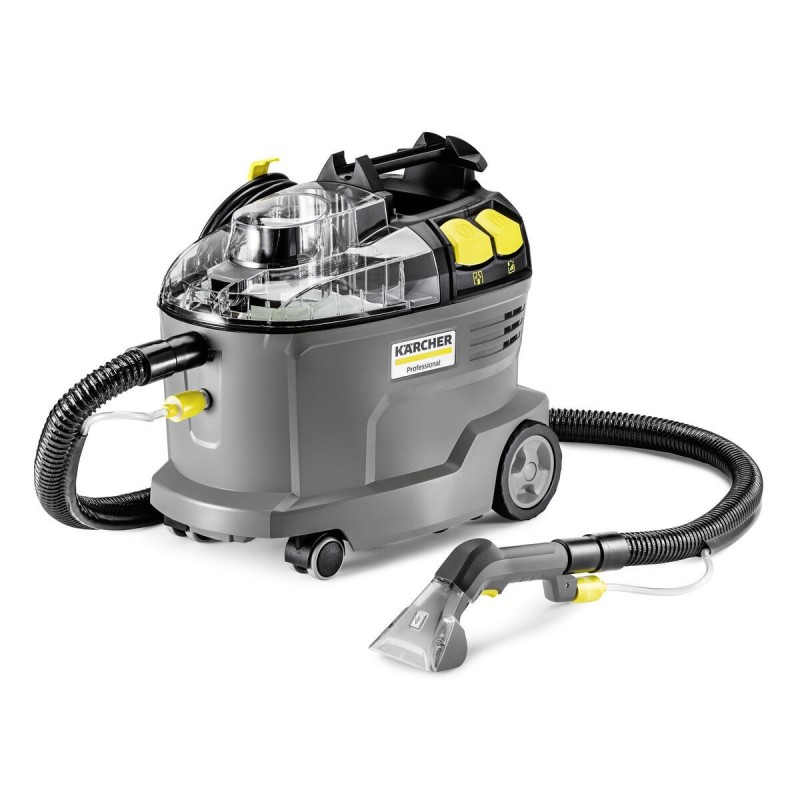 Aspirador Kärcher Puzzi 8/1 Amarelo Preto Cinzento 1200 W Aspirador Kärcher Puzzi 8/1 Amarelo Preto Cinzento 1200 W