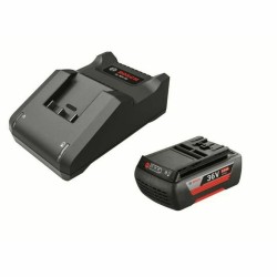 Conjunto de carregador e pilhas recarregáveis BOSCH Starter Set Litio Ion 2 Ah 36 V