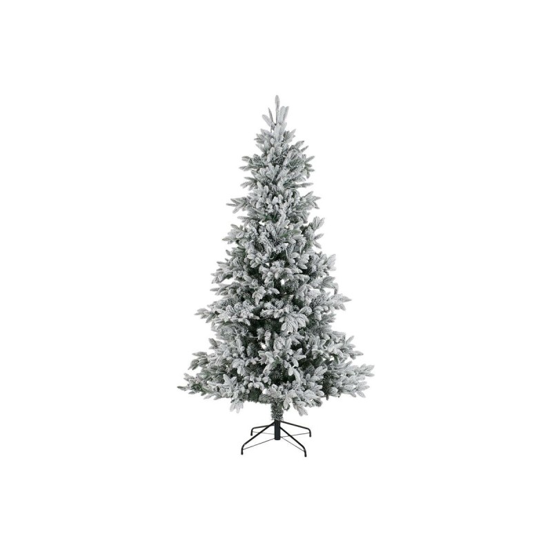 Sapin de Noël DKD Home Decor Blanc Vert Polyéthylène Enneigé 140 x 140 x 210 cm Sapin de Noël DKD Home Decor Blanc Vert Polyéthylène Enneigé 140 x 140 x 210 cm