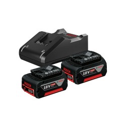 Conjunto de carregador e pilhas recarregáveis BOSCH 1 600 A01 9S0 4 Ah 18 V