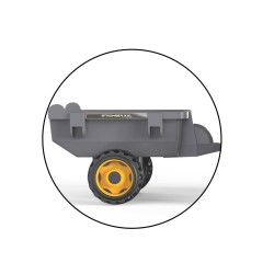 Trator a Pedais Smoby Stronger XXL Cinzento 161 x 56 cm Reboque