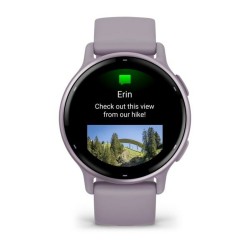 Relógio masculino GARMIN 010-02862-13 Violeta Lilás