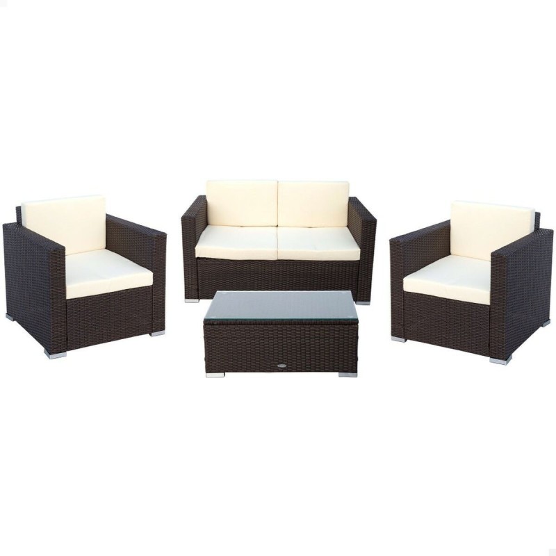 Móveis de jardim Aktive Preto Creme Móveis de jardim Aktive Preto Creme