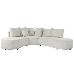 Sofá DKD Home Decor Branco Madeira Moderno 250 x 241 x 66 cm