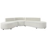 Sofá DKD Home Decor Branco Madeira Moderno 250 x 241 x 66 cm