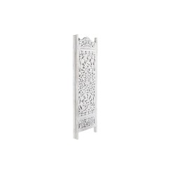 Biombo DKD Home Decor Branco Madeira de mangueira Madeira MDF 150 x 2 x 180 cm