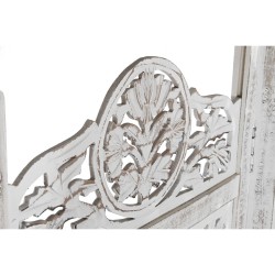 Biombo DKD Home Decor Branco Madeira de mangueira Madeira MDF 150 x 2 x 180 cm