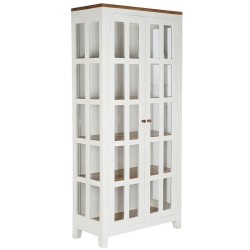 Suporte Expositor DKD Home Decor Cristal Acácia Madeira de mangueira 90 x 40 x 190 cm