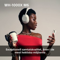 Auriculares Bluetooth Sony WH1000XM6S.CE7 Preto Cinzento