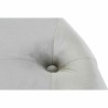 Repousa pés DKD Home Decor Cinzento Veludo Madeira MDF (80 x 80 x 43 cm) (58 x 58 x 37 cm) (2 pcs)