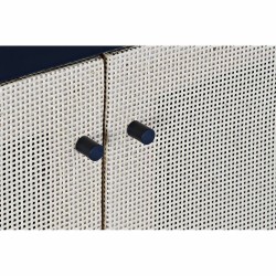 Anrichte DKD Home Decor   Schwarz natürlich Rattan Tanne 120 x 38 x 76 cm