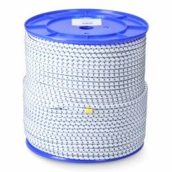 Corda EDM 87923 Azzurro Bianco Poliestere Lattice 6 mm x 200 m Elastica