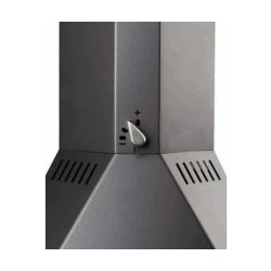 Chimenea central de leña Huelva 4 cristales Bronpi 16 kW