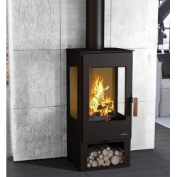 Fogão a lenha Bronpi Estrella 3C 7kW com 3 lados envidraçados
