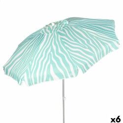 Chapéu de praia Aktive Azul 200 x 195 x 200 cm (6 Unidades)